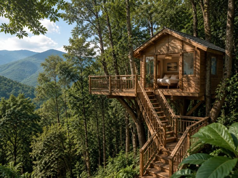洛浦县景区悬空树屋